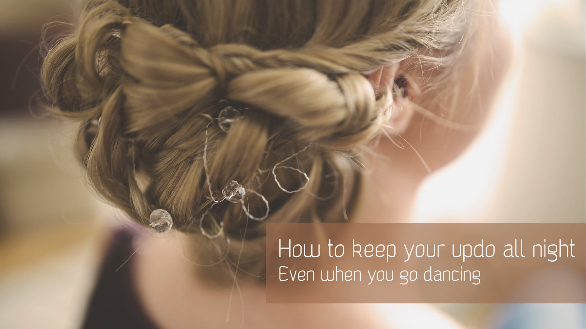 Christmas Party How To Keep Your Updo All Night Antonin B